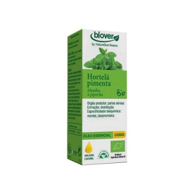 Óleo Essencial de Hortelã-Pimenta BIO – 10ml – Biover